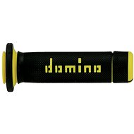 Domino grips A180 ATV length 118 + 122 mm, black-yellow - Motorbike Grips