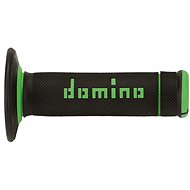 Domino grips A190 offroad length 123 + 120 mm, black-green - Motorbike Grips