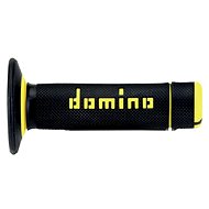 Domino grips A190 offroad length 123 + 120 mm, black-yellow - Motorbike Grips