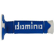 Domino grips A260 offroad length 120 mm, blue-white - Motorbike Grips