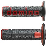 Domino grips A360 offroad length 120 mm, black-red - Motorbike Grips