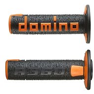 Domino grips A360 offroad length 120 mm, black-orange - Motorbike Grips