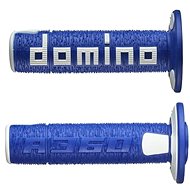 Domino grips A360 offroad length 120 mm, blue-white - Motorbike Grips