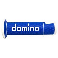 Domino gripy A450 road dĺžka 120 mm, modro-biele - Gripy na motorku