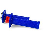 RTECH lock-on grips R20 Wave, blue, 1 pair - Motorbike Grips