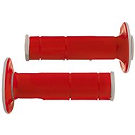 RTECH Racing grips, double layer, soft, red-grey, pair, length 116 mm - Motorbike Grips