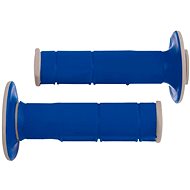RTECH Racing grips double layer, soft, blue-grey, pair, length 116 mm - Motorbike Grips