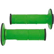 RTECH Racing grips double layer, soft, green-black, pair, length 116 mm - Motorbike Grips