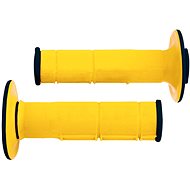 RTECH Racing grips double layer, soft, yellow-black, pair, length 116 mm - Motorbike Grips