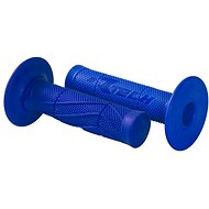 RTECH grips Wave soft, blue, pair, length 118 mm - Motorbike Grips