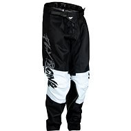 Fly Racing kalhoty Kinetic Khaos, 2023 dětské šedá/černá/bílá velikost 22 - Kalhoty na motorku