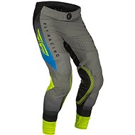 Fly Racing Pants Lite, 2023 grey/blue/hi-vis size 28 - Motorcycle Trousers