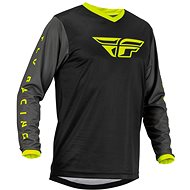 Fly Racing dres F-16 , 2023 černá/šedá/hi-vis L - Motocross Jersey