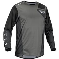 Fly Racing dres Kinetic Jet, 2023 šedá/šedá/černá L - Motocross Jersey