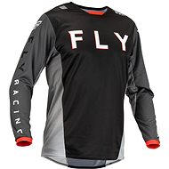 Fly Racing dres Kinetic Kore, 2023 černá/šedá S - Motocross Jersey