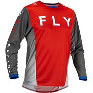Fly Racing dres Kinetic Kore, 2023 červená/šedá S - Motocross Jersey