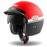 Cassidaa Oxygen Jawa OHC, červená matná/černá/bílá, velikost XS - Scooter Helmet