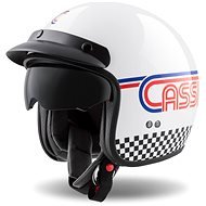 Cassidaa Oxygen Rondo, bílá perleť/červená/modrá/černá, velikost 2XL - Scooter Helmet