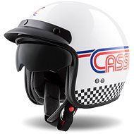 Cassida Oxygen Rondo, white pearl/red/blue/black, size M - Scooter Helmet