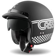 Cassidaa Oxygen Rondo, černá matná/stříbrná, velikost XS - Scooter Helmet