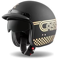 Cassidaa Oxygen Rondo, černá matná/zlatá, velikost XL - Scooter Helmet