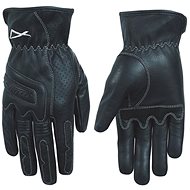 A-PRO ROADER - black leather moto gloves M - Motorcycle Gloves