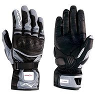 A-PRO PRECISION GU-PSGR šedé moto rukavice L - Motorcycle Gloves