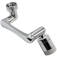 SEFIS Extension for mixer with swivel 1440° - chrome with rubber - Faucet Spout