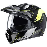 HJC C80 ROX MC4H yellow road enduro flip-up helmet,2XL - Motorbike Helmet
