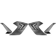 CASSIDA front vent covers lower side and top for Integral 3.0 helmets, black, set - Helmet Vent Cover