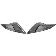 CASSIDA front covers for Jet Tech helmets, black matt, pair - Helmet Vent Cover