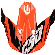 CASSIDA visor for Cross Cup Two Junior helmets,, children's orange fluo/white/black/grey - Helmet Peak