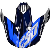 CASSIDA visor for Cross Cup Two helmets, blue/white/black - Helmet Peak