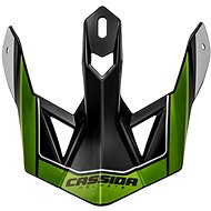 CASSIDA visor for Cross Pro 2 helmets, green pearl/black/white - Helmet Peak