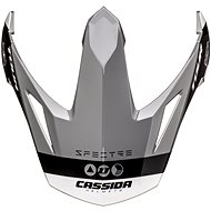 CASSIDA kšilt pro přilby Tour Spectre, šedá/bílá/černá - Helmet Peak