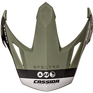CASSIDA kšilt pro přilby Tour Spectre, zelená matná/šedá/černá - Helmet Peak