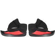 CASSIDA interior collar for Cross Cup helmets, red/black/gray, size 4.5 mm, w/w L - Helmet Cheek Pad