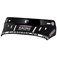 CASSIDA flat visor Oxygen Racing Spirit, black, snap buttons - Helmet Peak