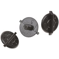 CASSIDA visor screws for Cross Cup helmets for adults and children, black, set of 3 - Spare Part