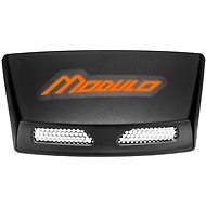 CASSIDA rear ventilation covers for Modulo 2.0 helmets, black matt, incl. orange logo - Helmet Vent Cover