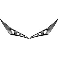CASSIDA rear top vent covers for Cross Pro 2 helmets, black - Helmet Vent Cover