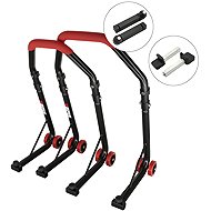 SEFIS D18 moto stand front and rear set - red - front stand: trn - rear stand: packy - Motorbike Stand