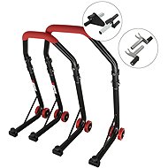 SEFIS D18 moto rack front and rear set - red - front rack: forks - rear rack : 2in1 - Motorbike Stand