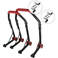 SEFIS D18 moto rack front and rear set - red - front rack : 2in1 - rear rack : 2in1 - Motorbike Stand