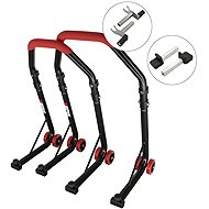 SEFIS D18 moto rack front and rear set - red - front rack : 2in1 - rear rack : Packy - Motorbike Stand