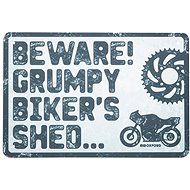 OXFORD metal sign BEWARE grey/black, size 30 x 20 cm - Sign