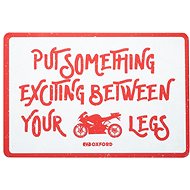 OXFORD metal sign EXCITING grey/red, size 30 x 20 cm - Sign