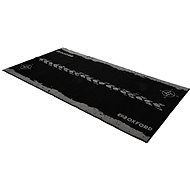 OXFORD textilní koberec pod motocykl ADVENTURE L šedá/černá, rozměr 200 x 100 cm, splňující předpisy - Motorcycle Mat