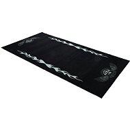 OXFORD textilní koberec pod motocykl FLAME L šedá/černá, rozměr 200 x 100 cm, splňující předpisy FIM - Motorcycle Mat