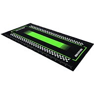 OXFORD textilní koberec pod motocykl PITLANE GREEN L zelená/černá, rozměr 200 x 100 cm, splňující př - Motorcycle Mat